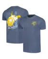 Image One Men's And Women's Navy West Virginia Mountaineers Hyper Local Two Tone Mascot State T-shirt In Navy