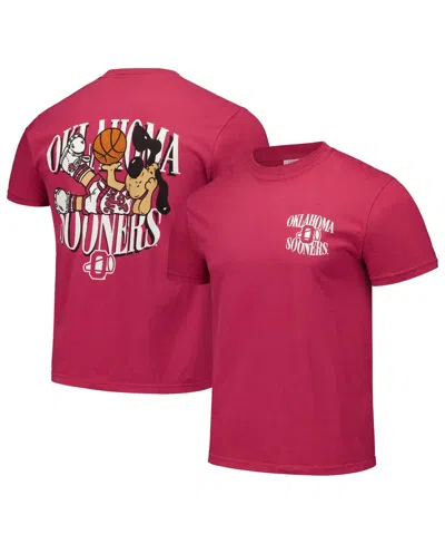 IMAGE ONE MEN'S AND WOMEN'S OKLAHOMA SOONERS HYPER LOCAL TOP DAUG SLAM DUNK T-SHIRT