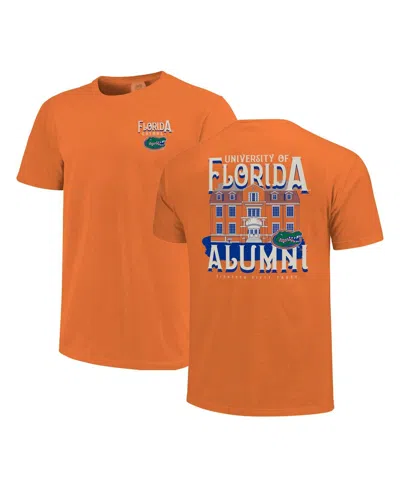Image One Men's And Women's Orange Florida Gators Comfort Colors Campus Alumni T-shirt In Multi