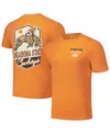 Image One Women's Tennessee Orange Tennessee Volunteers Comfort Colors Campus Scene Drawing Script T-shirt In Orange