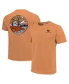 Image One Men's And Women's Orange Oregon State Beavers Scenic Comfort Colors T-shirt In Orange