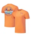 Image One Men's And Women's Orange Pepperdine Waves Scenic Comfort Colors T-shirt In Orange