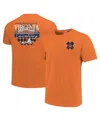 Image One Men's And Women's Orange Virginia Cavaliers Hyper Local Stadium Checkerboard T-shirt In Orange