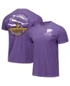 Image One Men's And Women's Purple Tcu Horned Frogs Hyper Local Welcome To Campus T-shirt In Purple