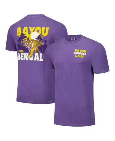 Image One Men's And Women's Purple Lsu Tigers Hyper Local Bayou Bengals T-shirt