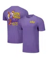 Image One Men's And Women's Purple Tcu Horned Frogs Hyper Local Welcome To Campus T-shirt In Purple