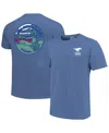 Image One Men's And Women's Royal Smu Mustangs Scenic Comfort Colors T-shirt In Blue