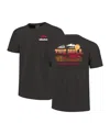Image One Men's Black Arkansas Razorbacks Hyper Local T-shirt In Brown