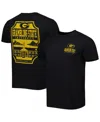 Image One Men's Black Grambling Tigers Logo Campus Icon T-shirt In Black