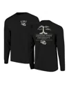 Image One Men's Black Lsu Tigers Comfort Colors Campus Nights Long Sleeve T-shirt In Black