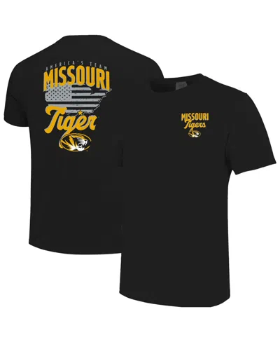 Image One Men's Black Missouri Tigers America's Team T-shirt