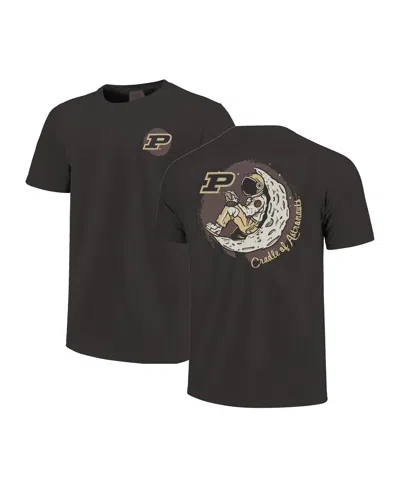 Image One Men's Black Purdue Boilermakers Hyper Local T-shirt In Blue