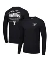 Image One Black Tennessee Volunteers Comfort Colors Campus Nights Long Sleeve T-shirt In Black