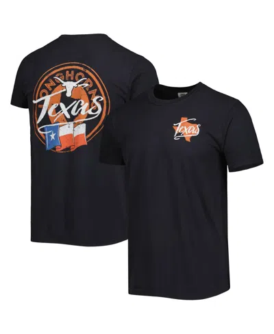 Image One Men's Black Texas Longhorns Hyperlocal T-shirt