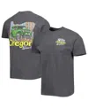 Image One Men's Charcoal Oregon Ducks Hyperlocal T-shirt In Charcoal