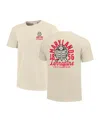 Image One Men's Cream Maryland Terrapins Comfort Colors Mascot Overlay T-shirt In Cream