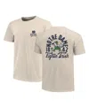 Image One Men's Cream Notre Dame Fighting Irish Big Tall Mascot Overlay Essential Pocket T-shirt In White