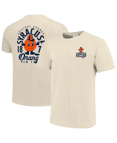 Image One Men's Cream Syracuse Orange Comfort Colors Mascot Overlay T-shirt