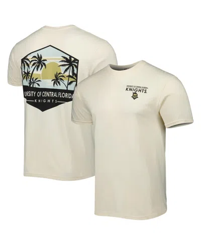 Image One Men's Ucf Knights Landscape Shield T-shirt In Cream