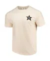 Image One Men's Cream Vanderbilt Commodores Baseball Flag Comfort Colors T-shirt In Cream