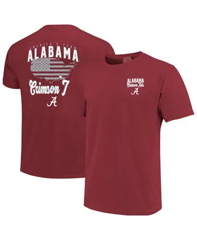 Image One Men's Crimson Alabama Crimson Tide America's Team T-shirt