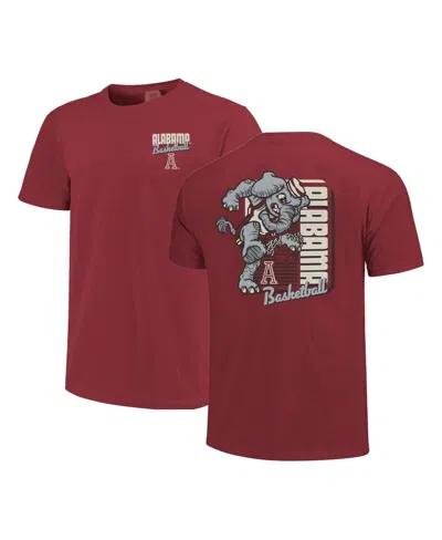 Image One Crimson Alabama Crimson Tide Comfort Colors Mascot Dunk T-shirt In Red