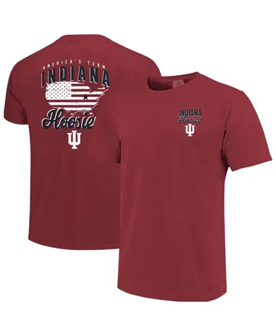 Image One Men's Crimson Indiana Hoosiers America's Team T-shirt
