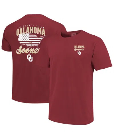 Image One Men's Crimson Oklahoma Sooners America's Team T-shirt