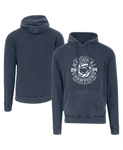 Image One Men's Denim Penn State Nittany Lions 2024 Ncaa Women's Volleyball National Champions Vintage Raglan
