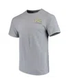 Image One Men's Gray Pitt Panthers Team Comfort Colors Campus Scenery T-shirt In Gray