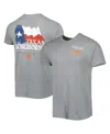 Image One Gray Texas Longhorns Hyperlocal Flying T-shirt In Gray