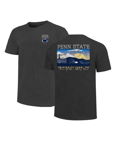 Image One Men's Heather Charcoal Penn State Nittany Lions Big Tall Campus Scene Core T-shirt In Gray