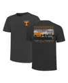 Image One Men's Heather Charcoal Tennessee Volunteers Big Tall Campus Scene Core T-shirt In Gray