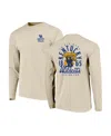 Image One Men's Natural Kentucky Wildcats Comfort Colors Mascot Overlay Long Sleeve T-shirt In Gray