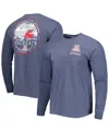 Image One Men's Navy Arizona Wildcats Circle Campus Scene Long Sleeve T-shirt In Blue