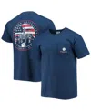 Image One Men's Navy Clemson Tigers Campus Americana T-shirt In Navy