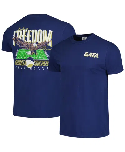 Image One Men's Navy Georgia Southern Eagles Hyperlocal Comfort Colors T-shirt