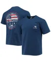 Image One Men's Navy Lsu Tigers Campus Americana T-shirt In Blue