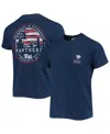 Image One Men's Navy Pitt Panthers Campus Americana T-shirt In Blue