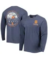 Image One Men's Navy Syracuse Orange Circle Campus Scene Long Sleeve T-shirt In Navy