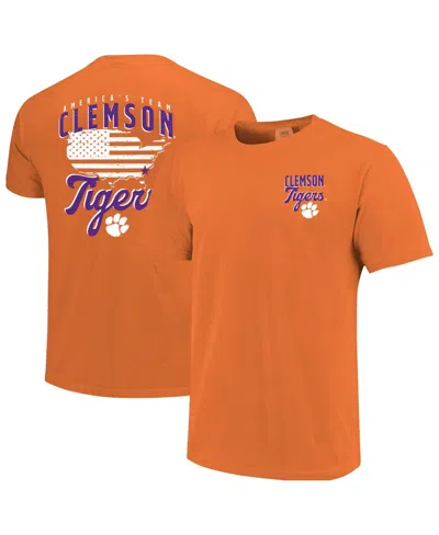 Image One Men's Orange Clemson Tigers America's Team T-shirt