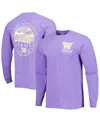 Image One Purple Washington Huskies Circle Campus Scene Long Sleeve T-shirt In Purple