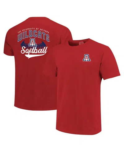 Image One Men's Red Arizona Wildcats Softball Walk Off T-shirt