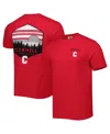 Image One Red Cornell Big Red Landscape Shield T-shirt In Red