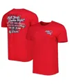 Image One Red Ole Miss Rebels Hyperlocal T-shirt In Red