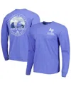 Image One Men's Royal Air Force Falcons Circle Campus Scene Long Sleeve T-shirt In Royal