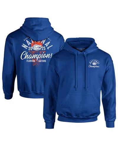 Image One Men's Royal Florida Gators 2025 Ncaa Men's Basketball National Champions Comfort Colors Overlay Pull