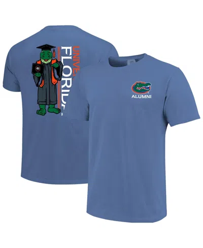 Image One Men's Royal Florida Gators Mascot Grad Achievement Unlocked T-shirt In Blue