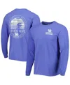 Image One Men's Royal Kentucky Wildcats Circle Campus Scene Long Sleeve T-shirt In Royal