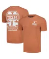 Image One Men's Texas Orange Texas Longhorns Campus Badge  T-shirt In Orange